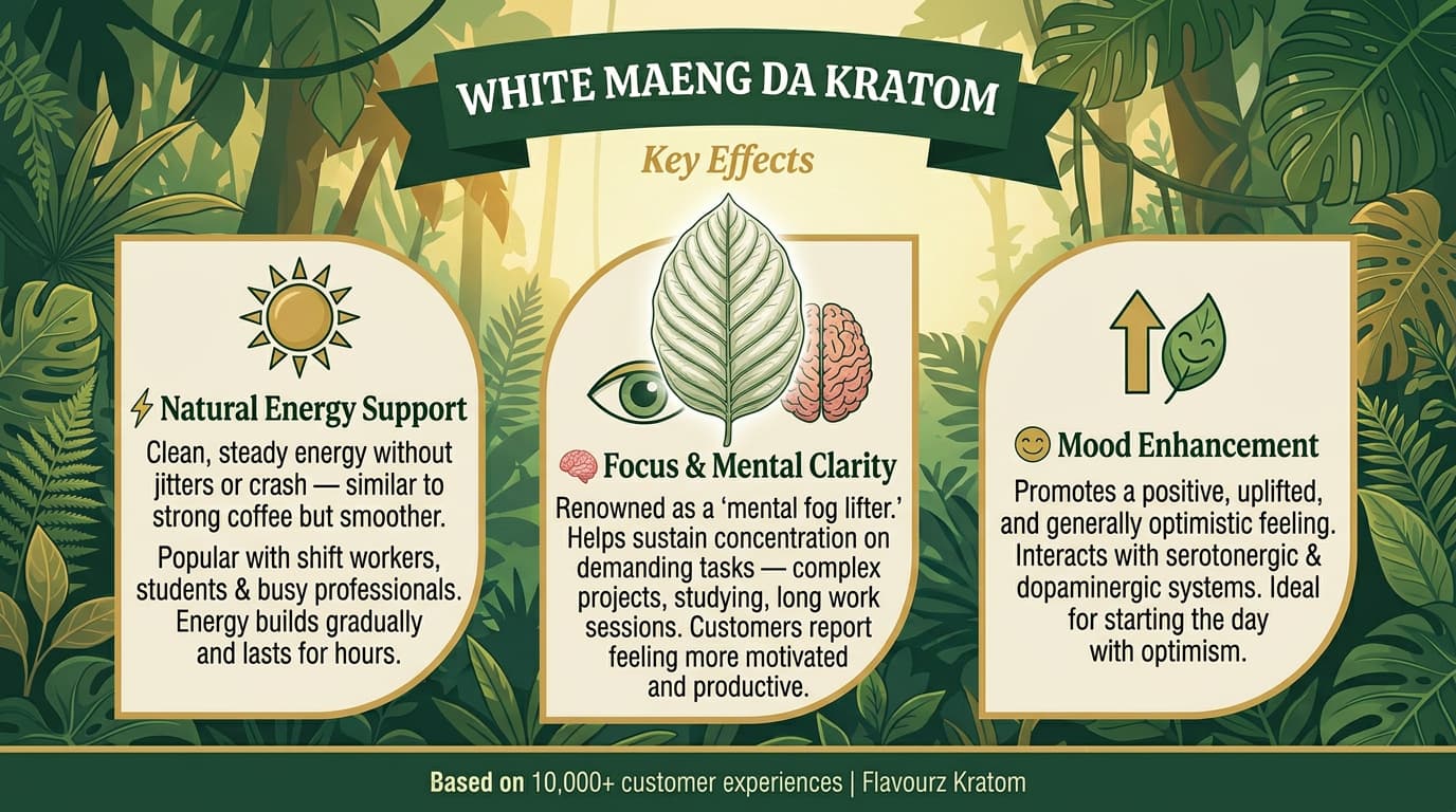 Effects of White Maeng Da Kratom